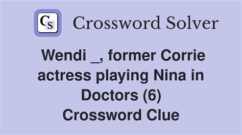 Floor length Wendi, say Crossword Clue 